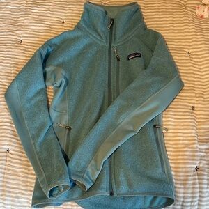 Patagonia Teal Full-Zip Fleece Jacket